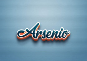Cursive Name DP: Arsenio