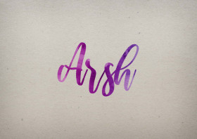 Arsh Watercolor Name DP