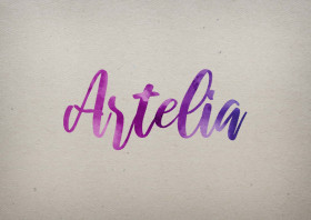 Artelia Watercolor Name DP
