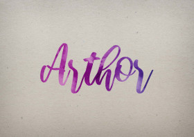 Arthor Watercolor Name DP