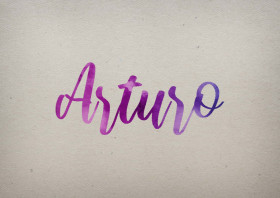 Arturo Watercolor Name DP