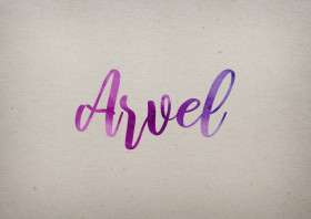 Arvel Watercolor Name DP