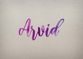 Arvid Watercolor Name DP