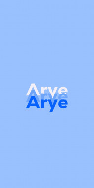 Name DP: Arye