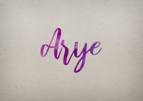Arye Watercolor Name DP