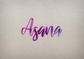 Asana Watercolor Name DP