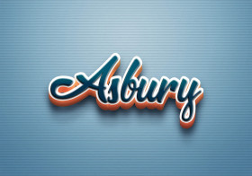 Cursive Name DP: Asbury
