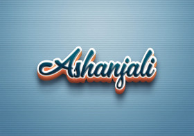 Cursive Name DP: Ashanjali