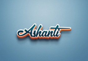 Cursive Name DP: Ashanti