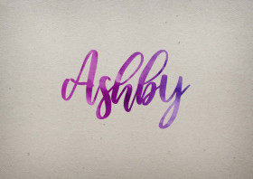 Ashby Watercolor Name DP