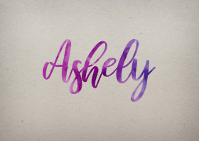 Ashely Watercolor Name DP