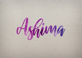 Ashima Watercolor Name DP