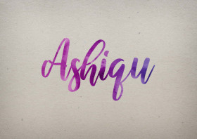 Ashiqu Watercolor Name DP