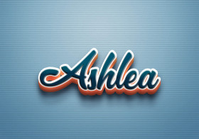 Cursive Name DP: Ashlea