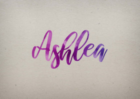 Ashlea Watercolor Name DP