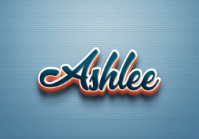 Cursive Name DP: Ashlee