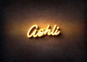 Glow Name Profile Picture for Ashli
