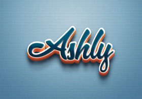 Cursive Name DP: Ashly