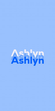 Name DP: Ashlyn