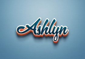 Cursive Name DP: Ashlyn