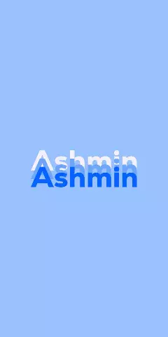 Name DP: Ashmin