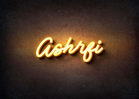 Glow Name Profile Picture for Ashrfi