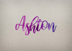 Ashton Watercolor Name DP