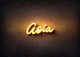 Glow Name Profile Picture for Asia