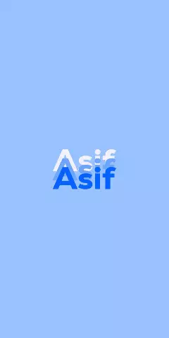 Asif Name Wallpaper