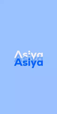 Name DP: Asiya