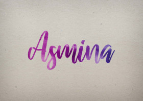Asmina Watercolor Name DP
