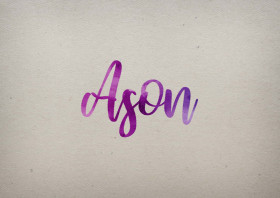 Ason Watercolor Name DP