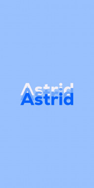 Name DP: Astrid