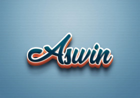 Cursive Name DP: Aswin