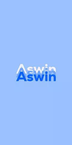 Name DP: Aswin
