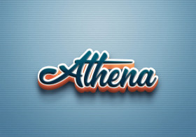 Cursive Name DP: Athena
