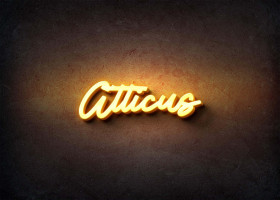 Glow Name Profile Picture for Atticus