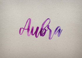 Aubra Watercolor Name DP