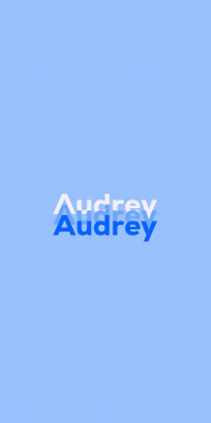 Name DP: Audrey
