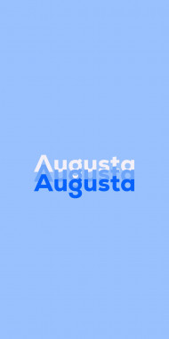 Name DP: Augusta