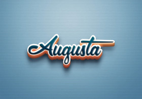 Cursive Name DP: Augusta