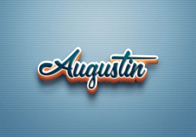 Cursive Name DP: Augustin