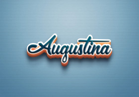Cursive Name DP: Augustina