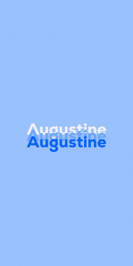 Name DP: Augustine