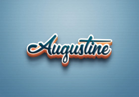 Cursive Name DP: Augustine