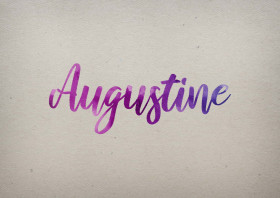 Augustine Watercolor Name DP