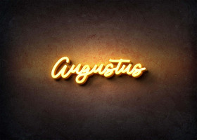 Glow Name Profile Picture for Augustus