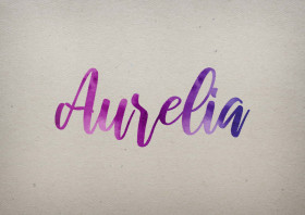 Aurelia Watercolor Name DP