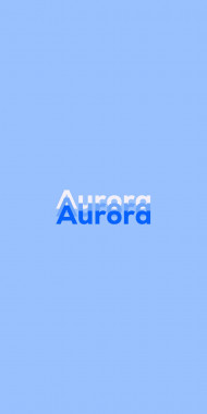 Name DP: Aurora