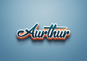 Cursive Name DP: Aurthur